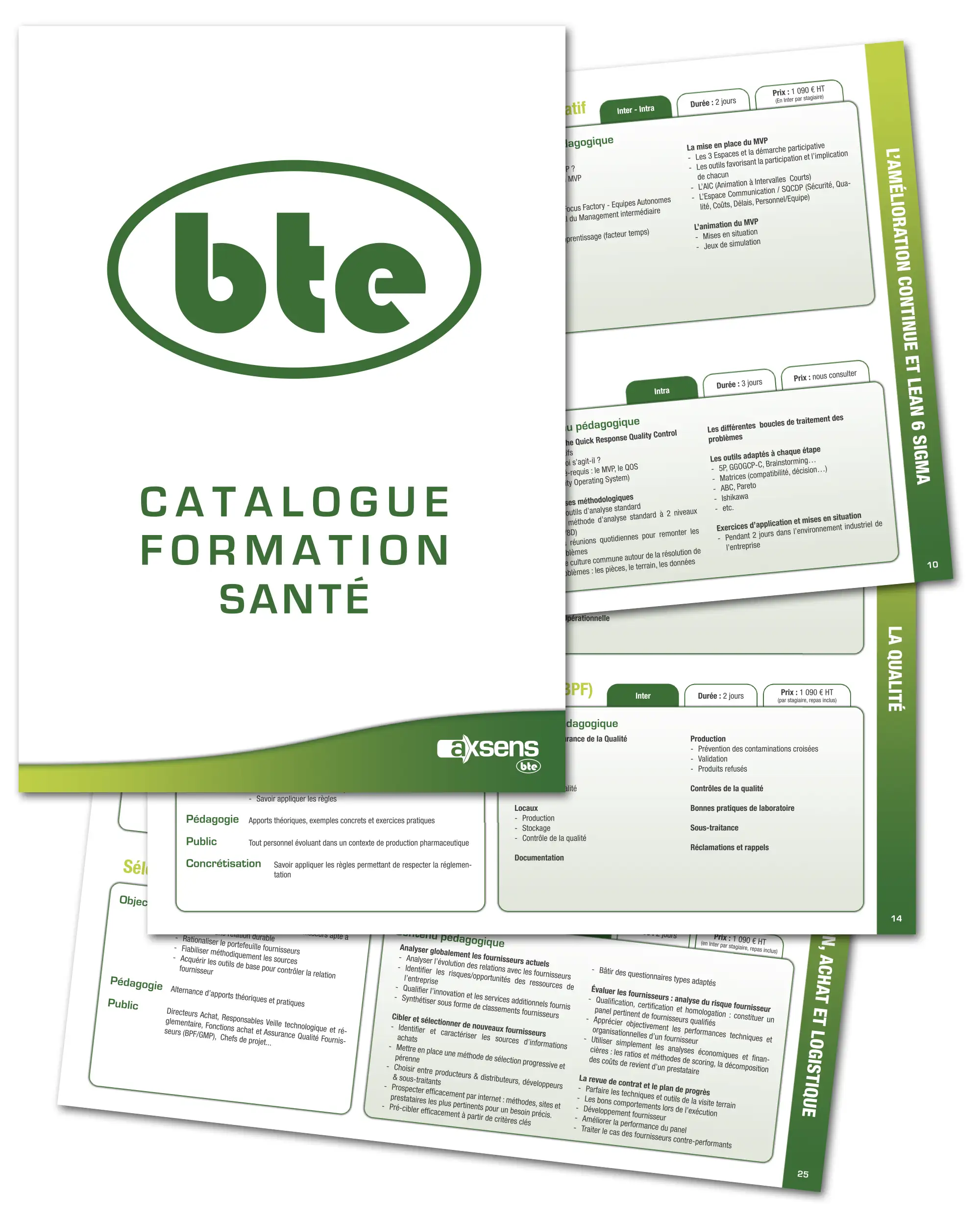 Catalogue santé Axsens BTE par Aquaréel