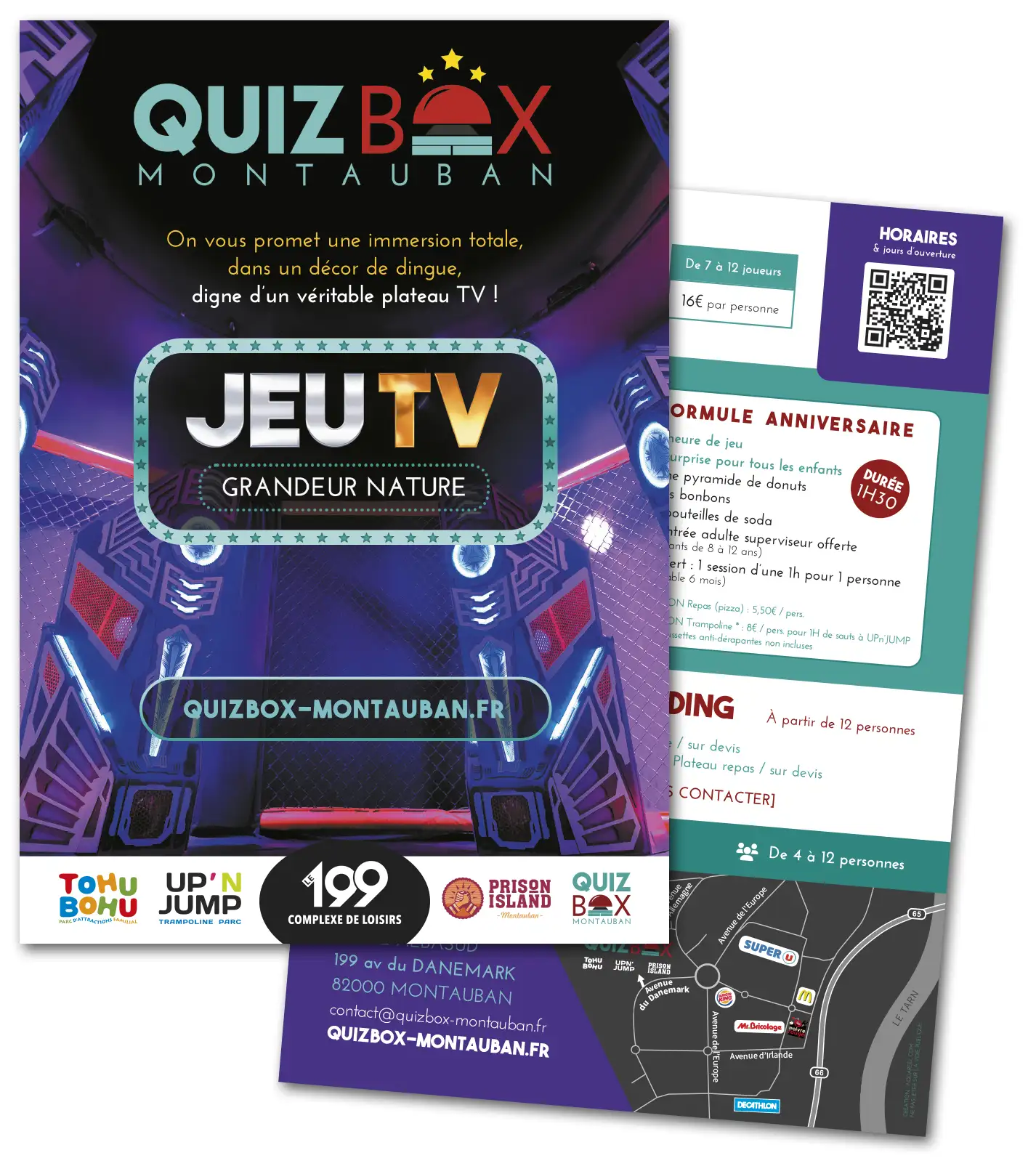 Flyer A5 RV Quizbox | Aquaréel